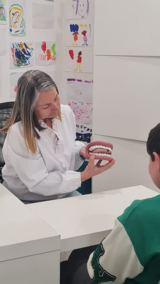 Sessão de motricidade orofacial